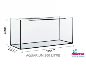 200l fish tank dimensions