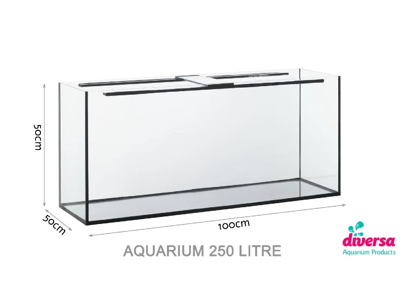 250l fish tank diversa dimension