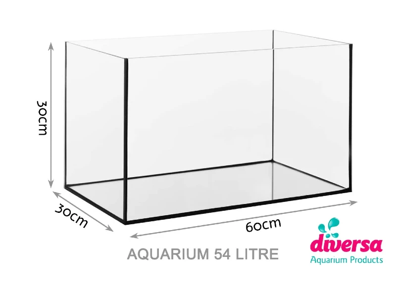 54 litre dimensions diversa fish tank