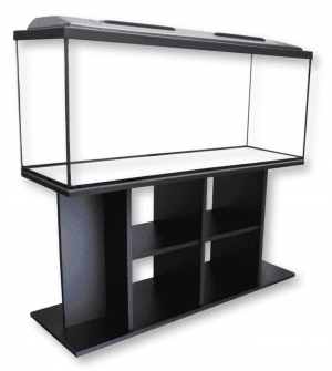 240 litre aquarium cabinet with lid diversa black
