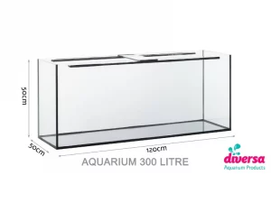 300l fish tank diversa dimensions