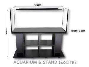 DIVERSA Set Aquarium with Stand - 240L