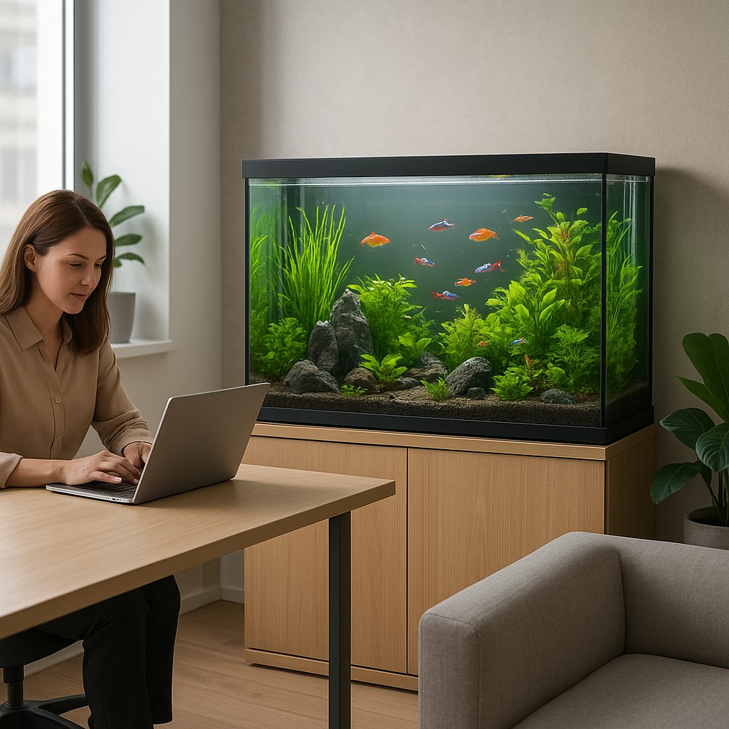 The Benefits of Aquariums in Office and Living Spaces