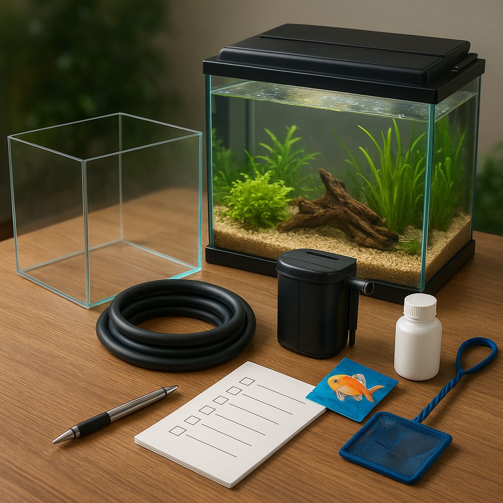 Checklist for Your First Aquarium Setup
