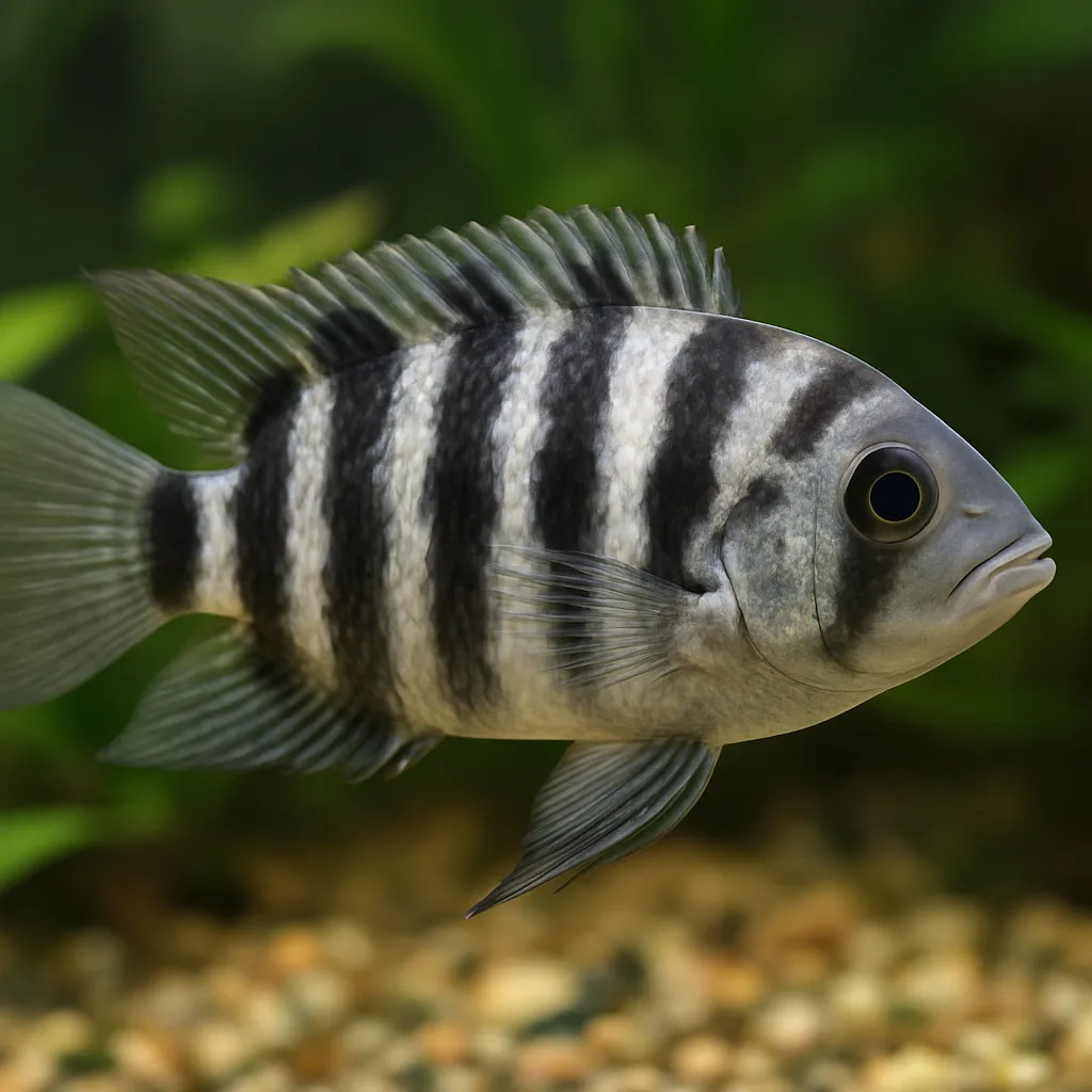 Convict (Cichlid) – Amatitlania nigrofasciata