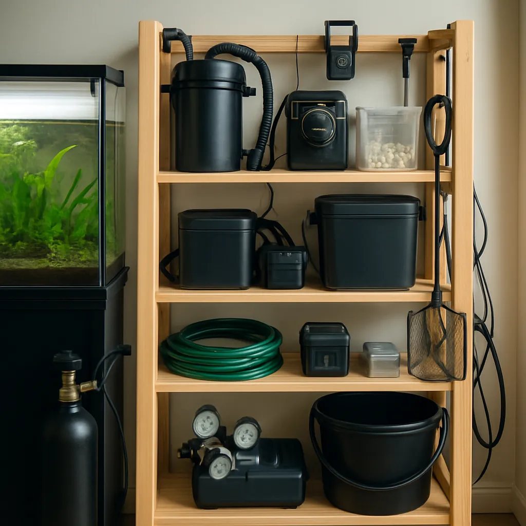 How to Organize All Your Aquarium Equipment Effectively