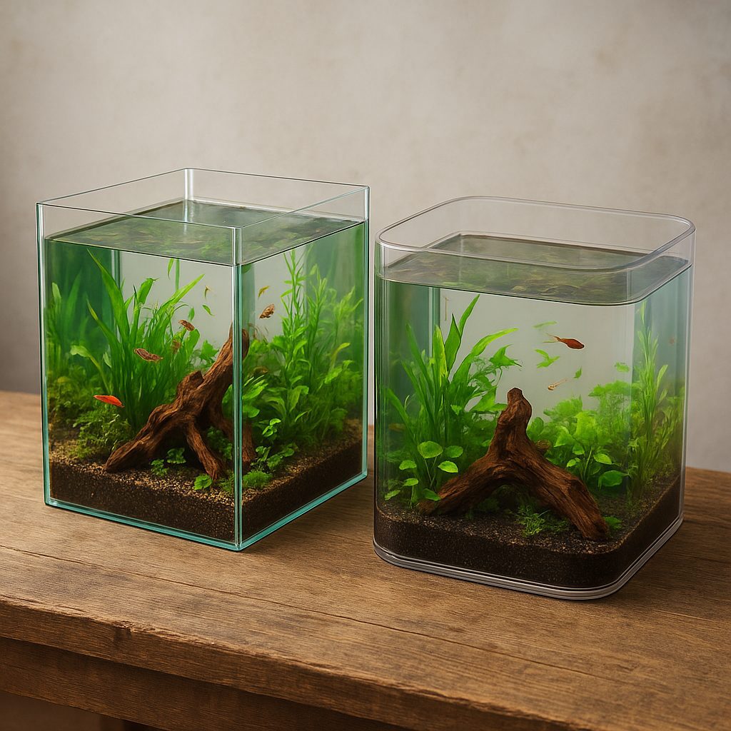 Choosing Between Glass and Acrylic Aquariums