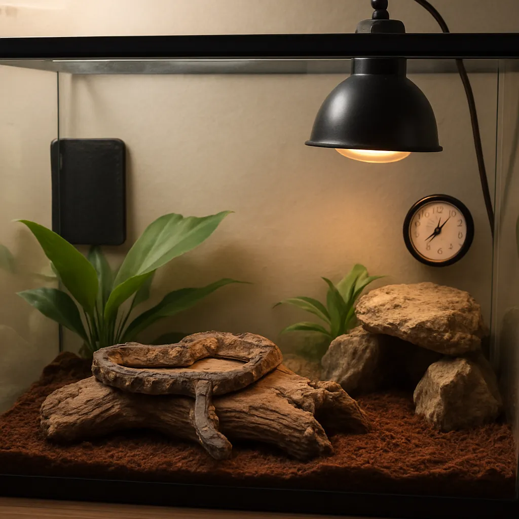 Guide to Reptile Terrarium Humidity and Heating