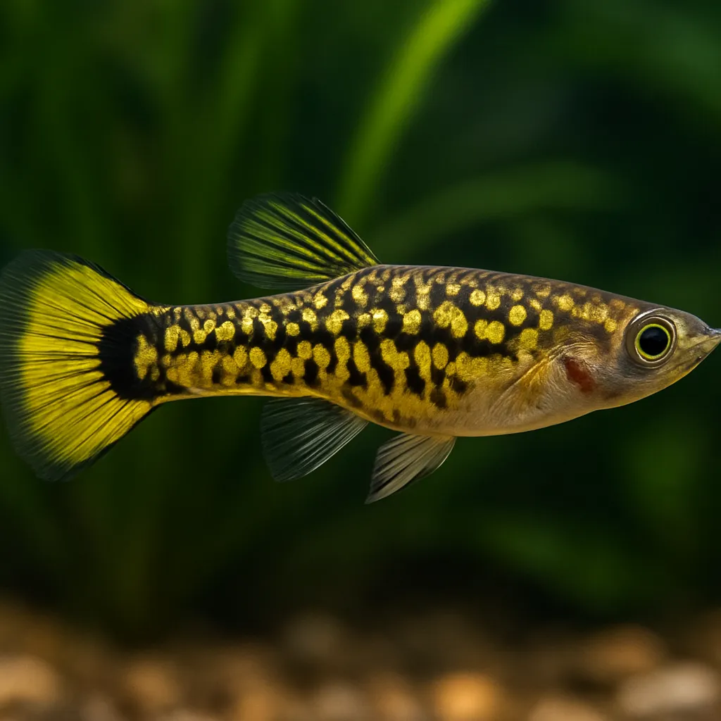 Yellow Snakeskin Endler – Poecilia spp.