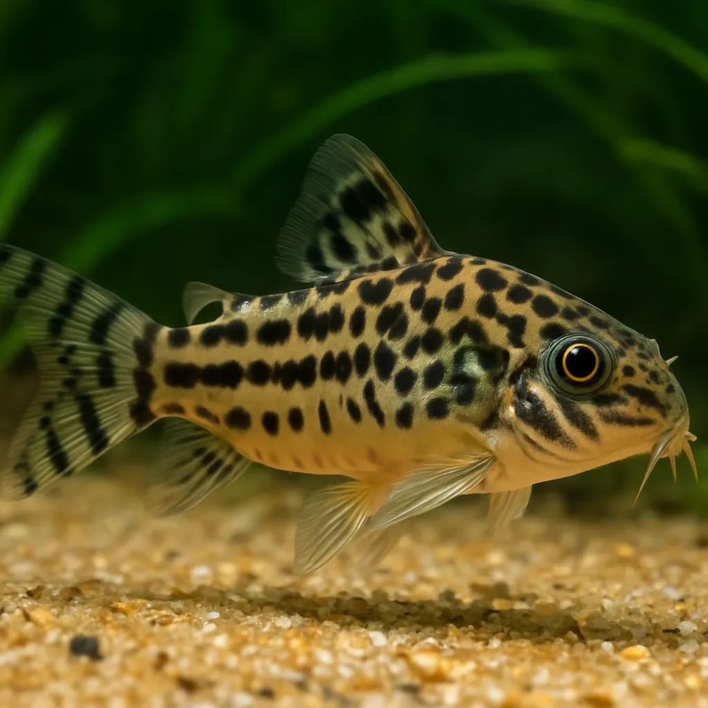 False Spotted Cory – Corydoras leucomelas