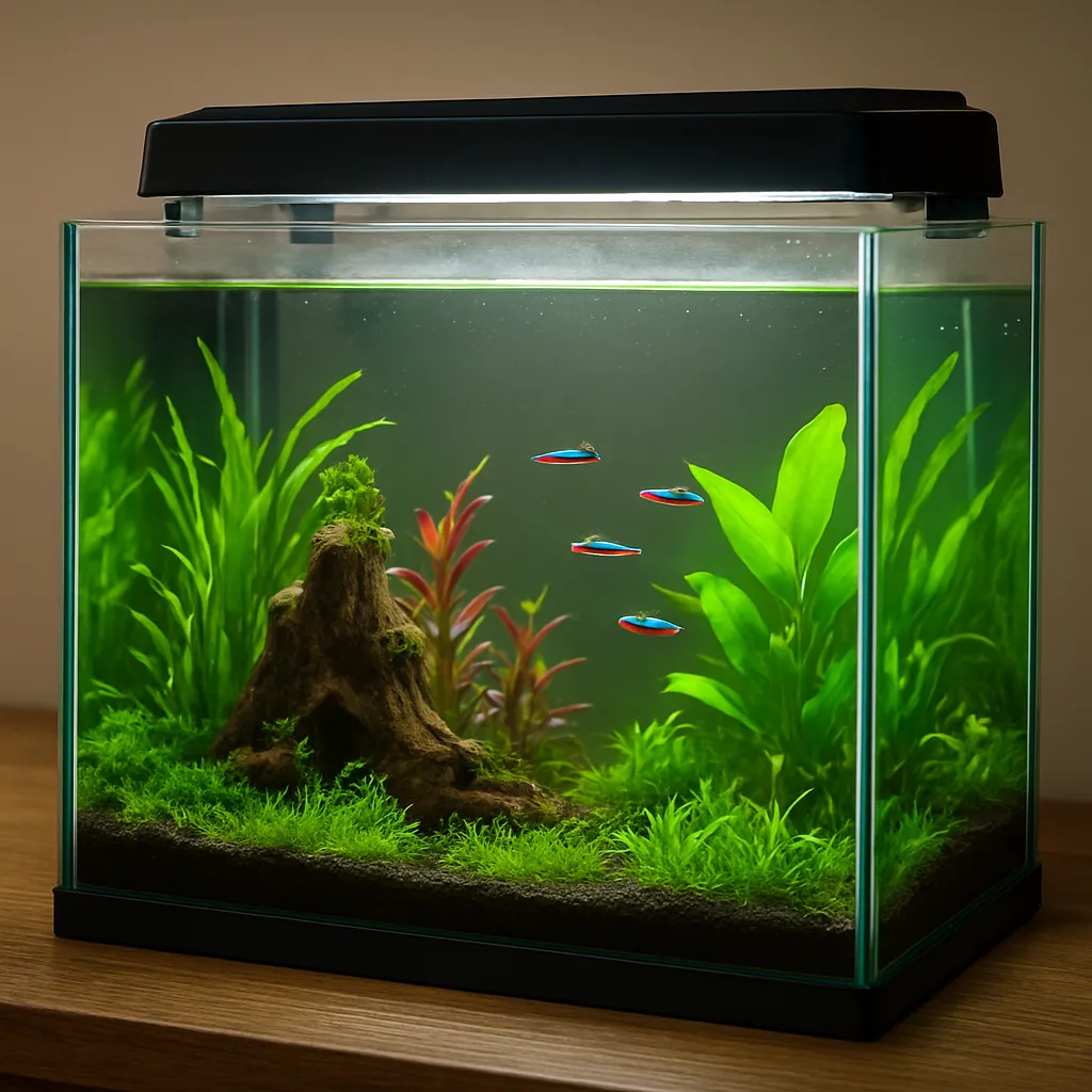 Why a Lid with LED Light Improves Aquarium Health