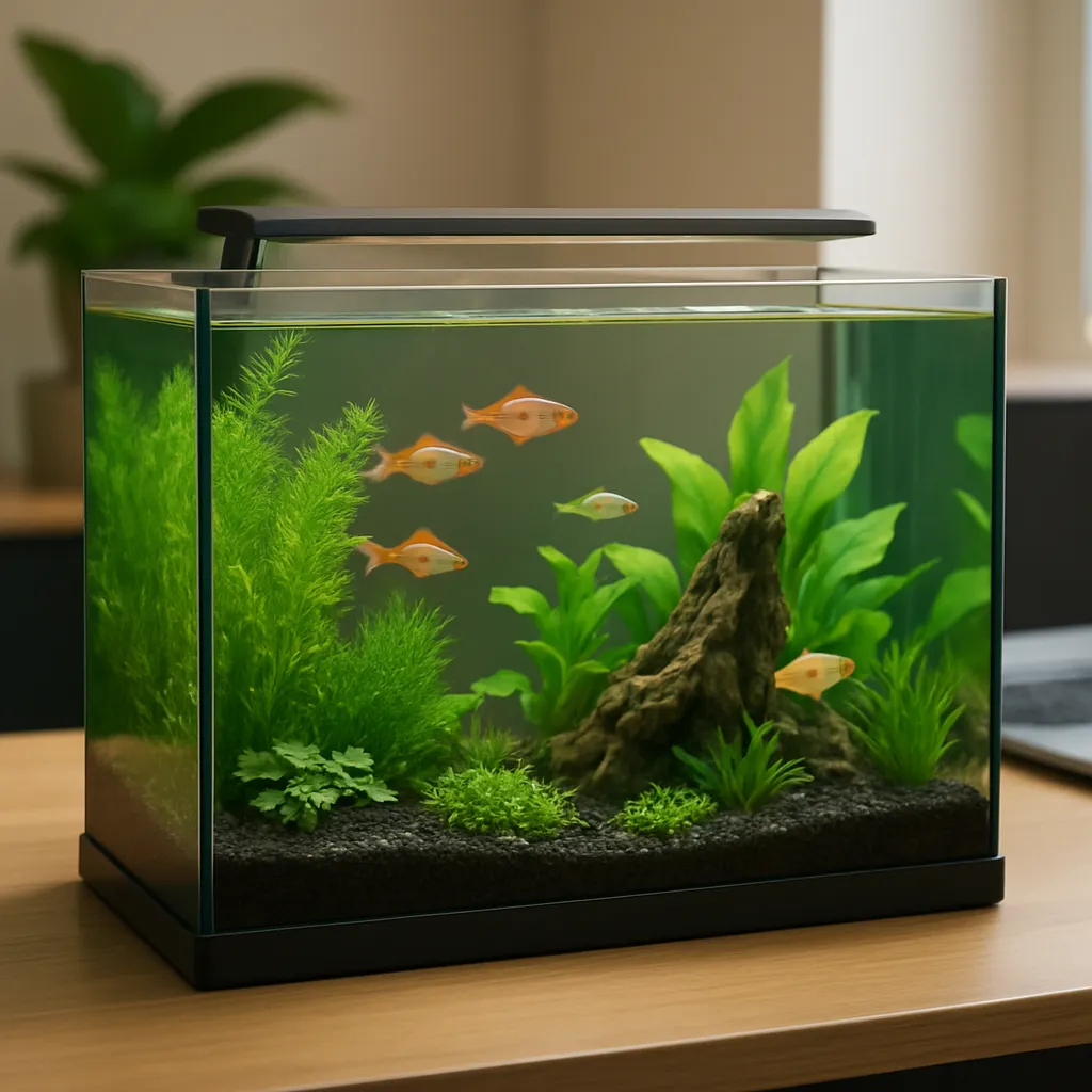 How to Create a Peaceful Office Aquarium