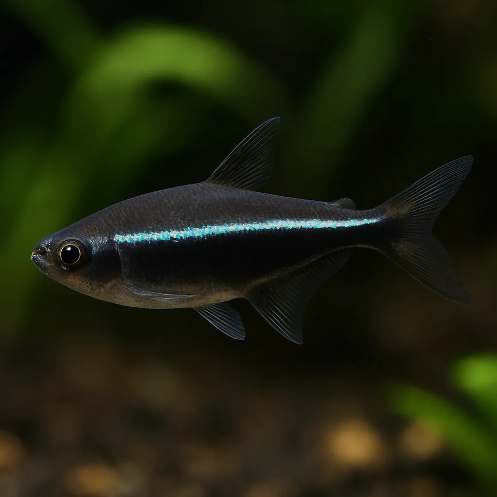 Black Neon Tetra – Hyphessobrycon herbertaxelrodi