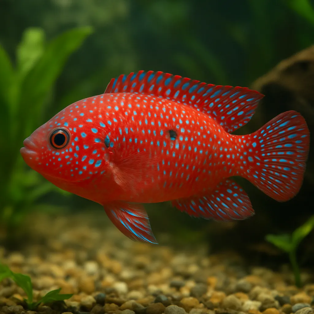 Jewel Cichlid – Hemichromis bimaculatus