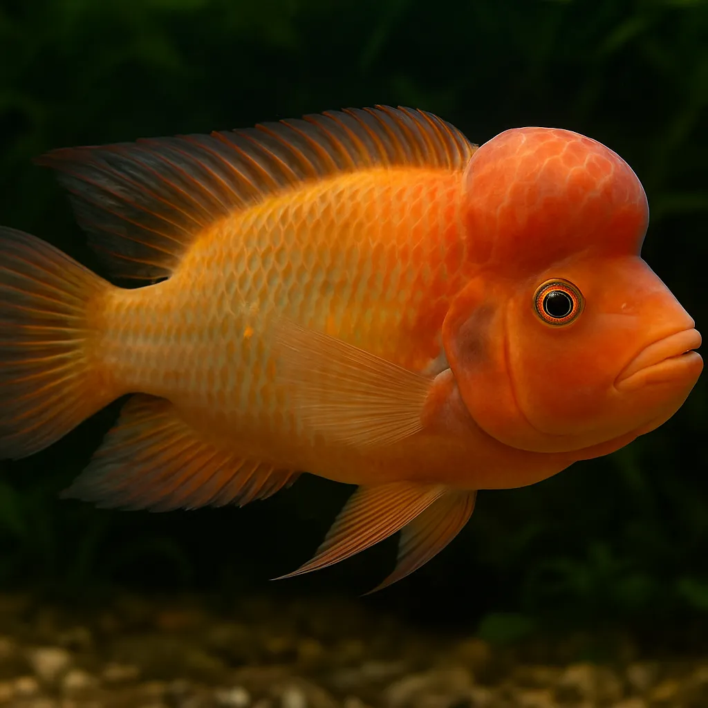 Lionhead Cichlid (hybrid) – Cichlidae hybrid